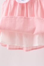 Pink Princess Embroidered Jacquard Set - ARIA KIDS