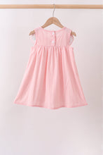 Pink Princess Embroidered Jacquard Dress - ARIA KIDS