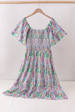 Mint Lilly Smocked Women Dress - ARIA KIDS