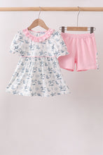 Pink Cowboy Ruffle Set