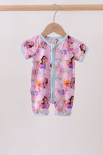 Pink Character Bamboo Romper - ARIA KIDS
