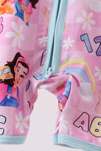 Pink Character Bamboo Romper - ARIA KIDS
