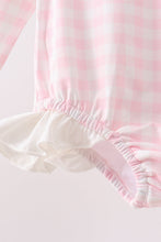 Pink Plaid UPF Rashguard