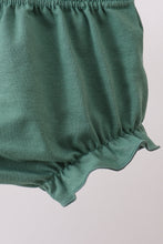 Green Mallard Embroidered Bloomer Set