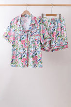 Pink Floral Bamboo Pajamas Women Set
