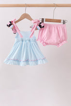 Blue Ice Cream Applique Bloomer Set - ARIA KIDS