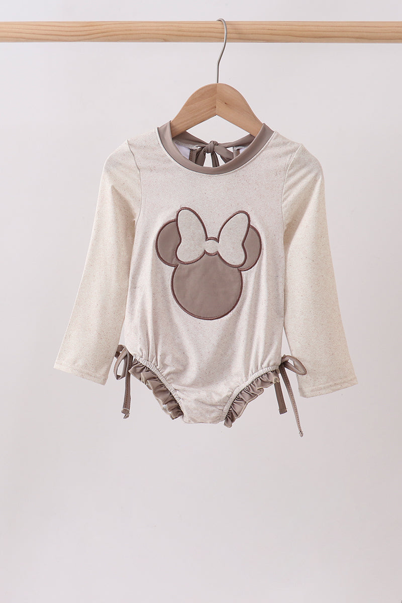 Khaki Character UPF Rashguard - ARIA KIDS