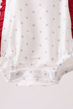 Maroon Alabama Elephant Applique Ruffle Bubble