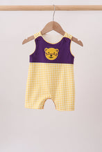 Purple LSU Tiger Applique Jon Jon