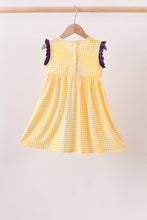 Purple LSU Tiger Applique Dress