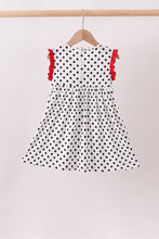 Red Georgia Bulldog Applique Dress