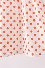 Orange Tennessee Dog Appliqué Dress - ARIA KIDS