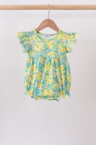 Yellow Lily Floral Bubble - ARIA KIDS