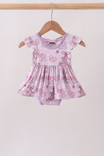 Purple Castle bamboo Ruffle Bubble