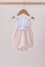 Seashell Stripe Appliqué Bubble
