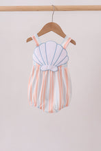 Seashell Stripe Appliqué Bubble