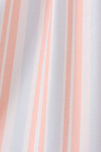Seashell Stripe Embroidered Dress