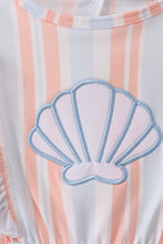 Seashell Stripe Appliqué Jumpsuit - ARIA KIDS
