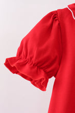 Red School Apple Skorts Set