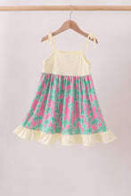 Palm Tree Embroidered Dress