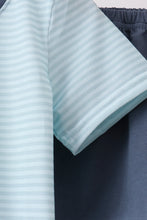 Blue Stripe Shorts Set - ARIA KIDS