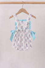 Blue Boots Ruffle Bubble