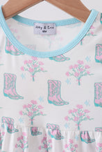 Blue Boots Print Bloomer Set - ARIA KIDS