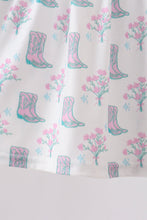 Blue Boots Print Bloomer Set - ARIA KIDS
