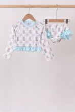 Blue Boots Ruffle Rashguard Set - ARIA KIDS