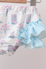 Blue Boots Ruffle Rashguard Set - ARIA KIDS