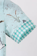 Green Duck Pocket Romper
