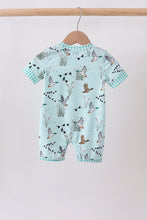 Green Duck Pocket Romper