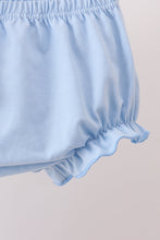 Blue Carousel Embroidered Bloomer Set - ARIA KIDS