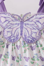 Purple Butterfly Applique Shorts Set - ARIA KIDS
