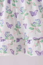 Purple Butterfly Applique Shorts Set - ARIA KIDS