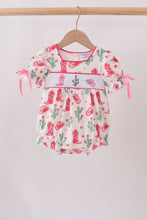 Pink Boots Smocked Bubble