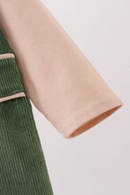 Green Corduroy Jon Jon Set - ARIA KIDS