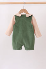 Green Corduroy Jon Jon Set - ARIA KIDS