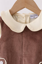 Brown Corduroy Jon Jon Set - ARIA KIDS