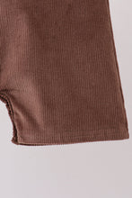 Brown Corduroy Jon Jon Set - ARIA KIDS