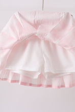 Pink Gingham Skorts Set