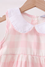 Pink gingham Dress - ARIA KIDS