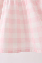 Pink gingham Dress - ARIA KIDS