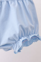 Blue Hydrangea Ruffle Bloomer Set - ARIA KIDS