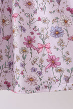 Purple Garden Ruffle Dress