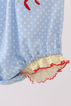 Blue Crab Applique Bubble - ARIA KIDS