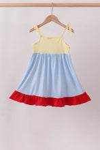 Blue Crab Applique Dress - ARIA KIDS