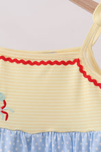 Blue Crab Applique Dress - ARIA KIDS
