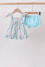 Floral Smocked Bloomer Set