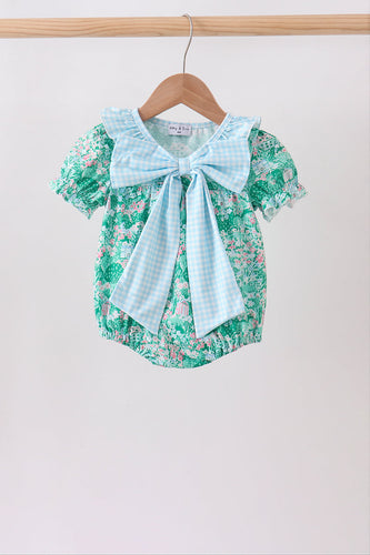 Green house floral Bow Bubble - ARIA KIDS